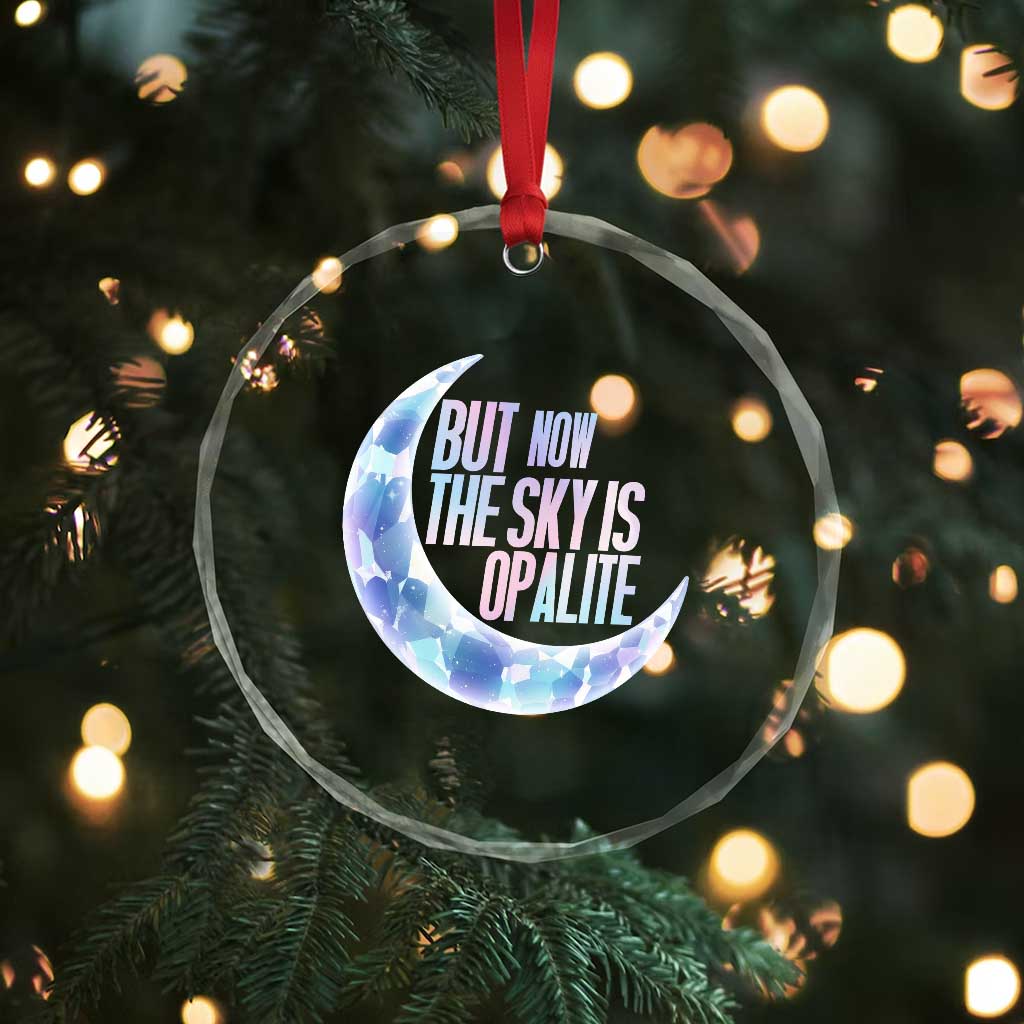 The Sky Is Opalite Moonstone Mystical Crystal Lover Crystal Glass Ornament TS14 Print Your Wear