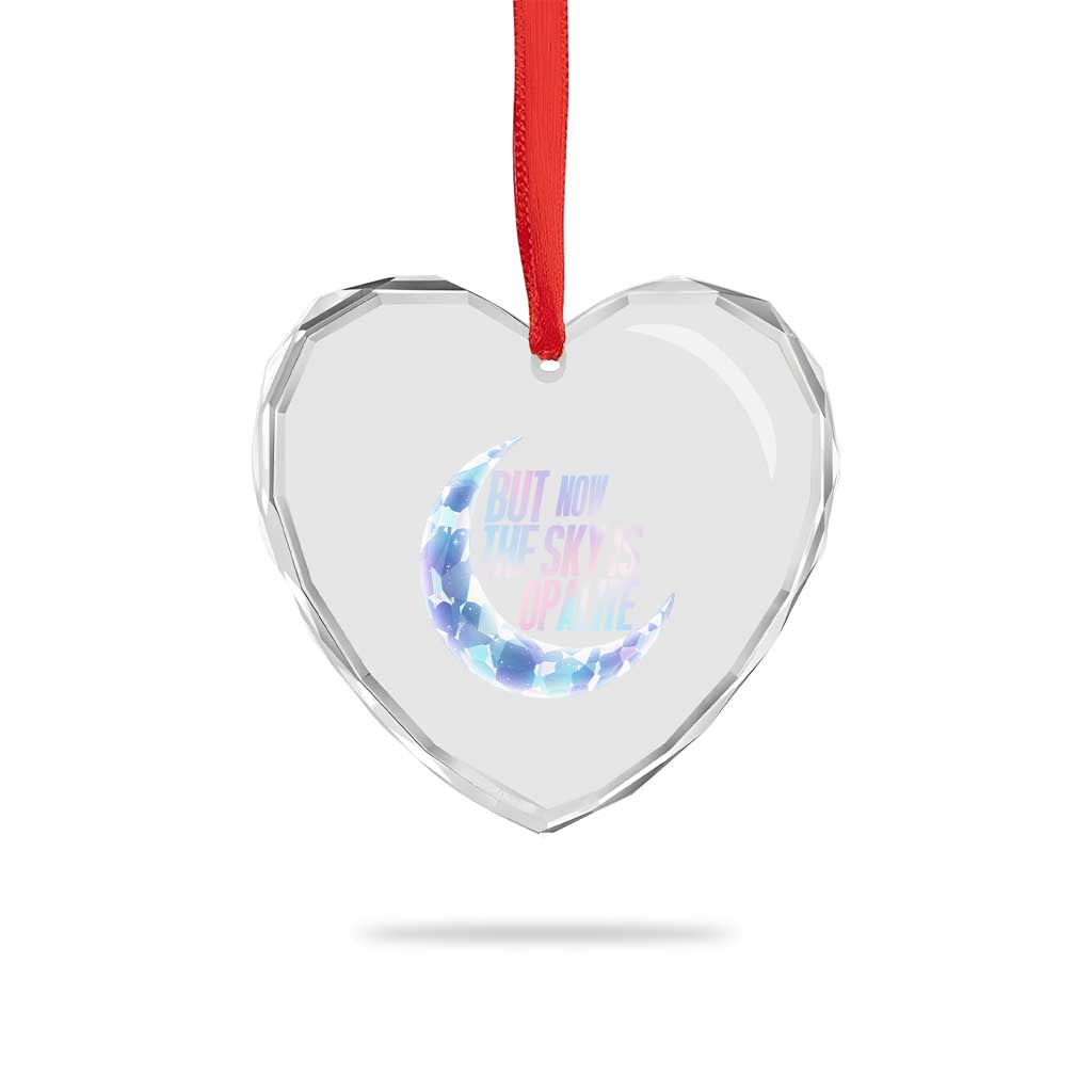 The Sky Is Opalite Moonstone Mystical Crystal Lover Heart Crystal Glass Ornament TS14 Print Your Wear
