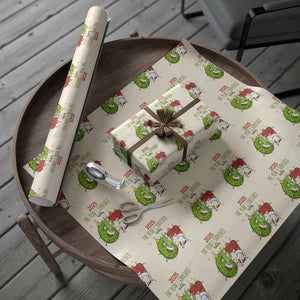 The Year I Survived 67 Six Seven Christmas Meme Wrapping Paper Roll TS14 Beige Print Your Wear