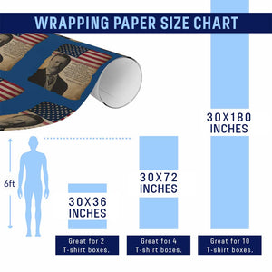 Theodore Roosevelt Quote Wrapping Paper Roll American President History TS14 Print Your Wear