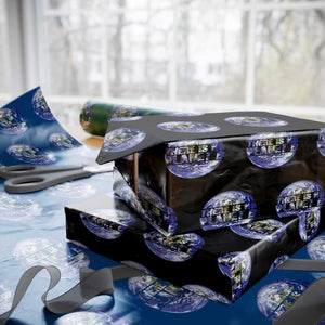 There Is No Planet B Wrapping Paper Roll Earth Day Environmental Awareness Gift TS12 Black Print Your Wear