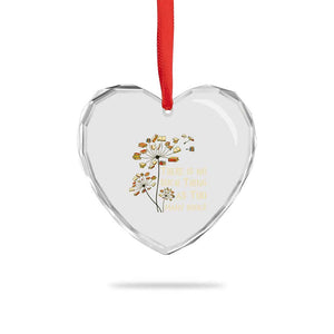 There Is No Such Thing As Too Many Books Heart Crystal Glass Ornament Book Lover TS12 Print Your Wear