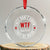They Dont Know WTF Theyre Doing Crystal Glass Ornament Political Sarcasm TS02 Transparent Glass 3'' Circle Print Your Wear