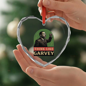 Think Like Garvey Heart Crystal Glass Ornament Civil Rights Leader Gift TS12 Print Your Wear