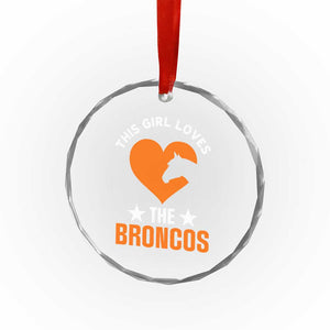 This Girl Loves The DFB Crystal Glass Ornament Vintage Football Inspirational Game Day TS10 Print Your Wear