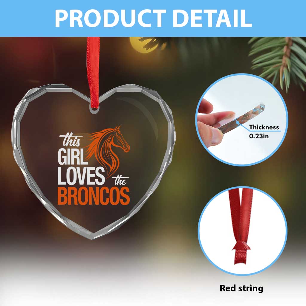 This Girl Loves The DFB Heart Crystal Glass Ornament Football Inspirational Game Day Heart Graphic TS10 Print Your Wear