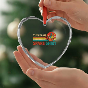 This Is My Spare Bowling Heart Crystal Glass Ornament Bowler Funny Team TS10 Print Your Wear