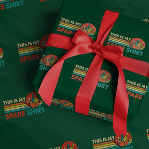 This Is My Spare Bowling Wrapping Paper Roll Bowler Funny Team TS10 Green Print Your Wear