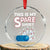 This Is My Spare Shirt Crystal Glass Ornament Bowling Pun Gift TS12 Transparent Glass 3'' Circle Print Your Wear