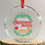 This Is My Xmas Movie Watching Shirt Crystal Glass Ornament Gingerbread Cocoa TS11 Transparent Glass 3'' Circle Print Your Wear