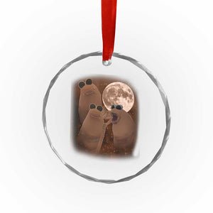 Three Marcus The Worm Moon Crystal Glass Ornament Funny Weird Cursed Meme TS11 Print Your Wear