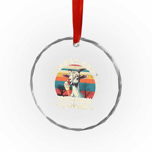 Throat Goat Crystal Glass Ornament Funny Dirty Humor Embarrassment Vintage TS10 Print Your Wear