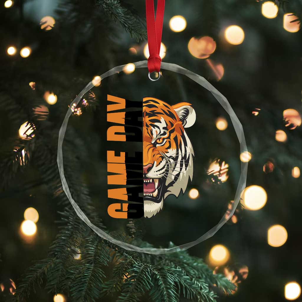 Tiger Football Lover Crystal Glass Ornament Game Day Fan Lifestyle TS12 Print Your Wear