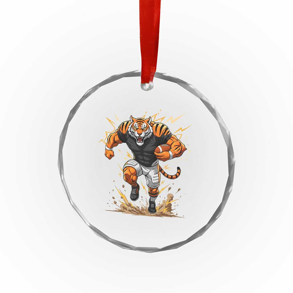 Tiger Football Lover Crystal Glass Ornament Midwest Game Day Lifestyle TS12 Print Your Wear