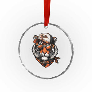 Tiger Mascot Crystal Glass Ornament Vintage Sports Name TS10 Print Your Wear
