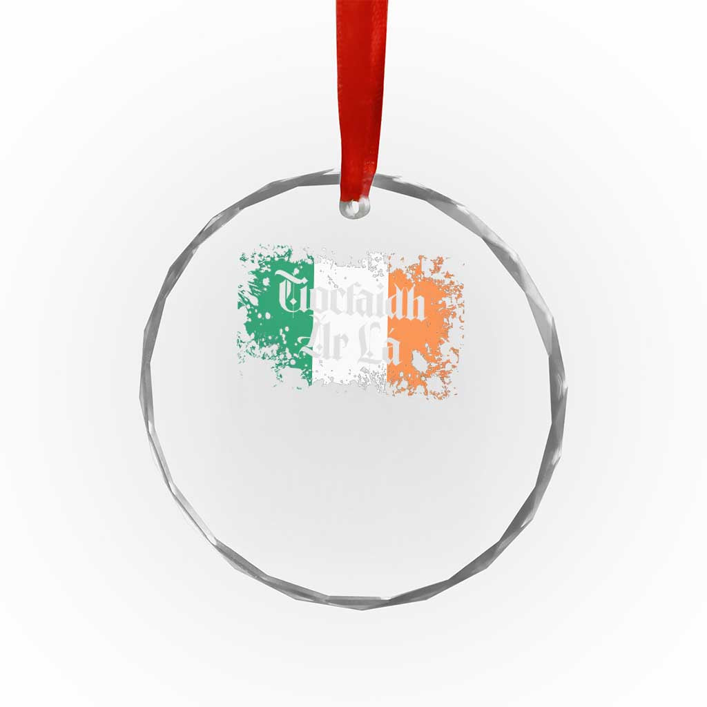 Tiocfaidh Ar La Crystal Glass Ornament Vintage Irish Ireland Flag TS11 Print Your Wear