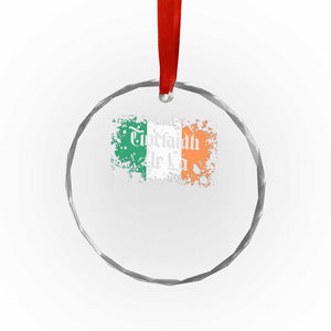 Tiocfaidh Ar La Crystal Glass Ornament Vintage Irish Ireland Flag TS11 Print Your Wear