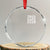 Tired Dads Club Crystal Glass Ornament Fathers Day Funny Dad Life TS10 Transparent Glass 3'' Circle Print Your Wear