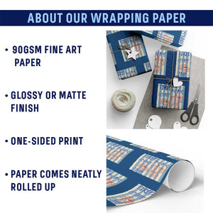 Tired Moms Coffee Club Wrapping Paper Roll Funny Mommy Mama Coffee Lover TS14 Print Your Wear