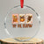 Tis The Season Fall Thanksgiving Crystal Glass Ornament American Football Pumpkin Postage Stamps TS11 Transparent Glass 3'' Circle Print Your Wear