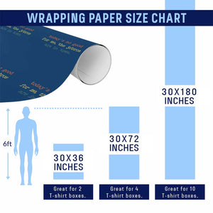 Todays No Good For Me The Jobros Are In Town Wrapping Paper Roll Funny Concert TS14 Print Your Wear