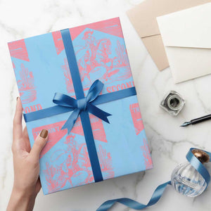 Toddler Baby Girl 2nd Birthday Wrapping Paper Roll This Aint My First Rodeo Its My Second TS10 Light Blue Print Your Wear
