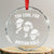 Too Cool for British Rule Founding Fathers Crystal Glass Ornament Funny Patriotic USA 4th of July - Print Your Wear