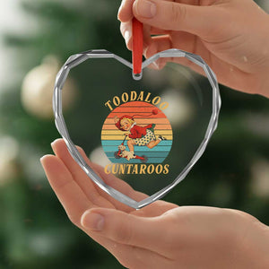 Toodaloo Cuntaroos Heart Crystal Glass Ornament Funny Sarcastic Goodbye Humor TS14 Print Your Wear