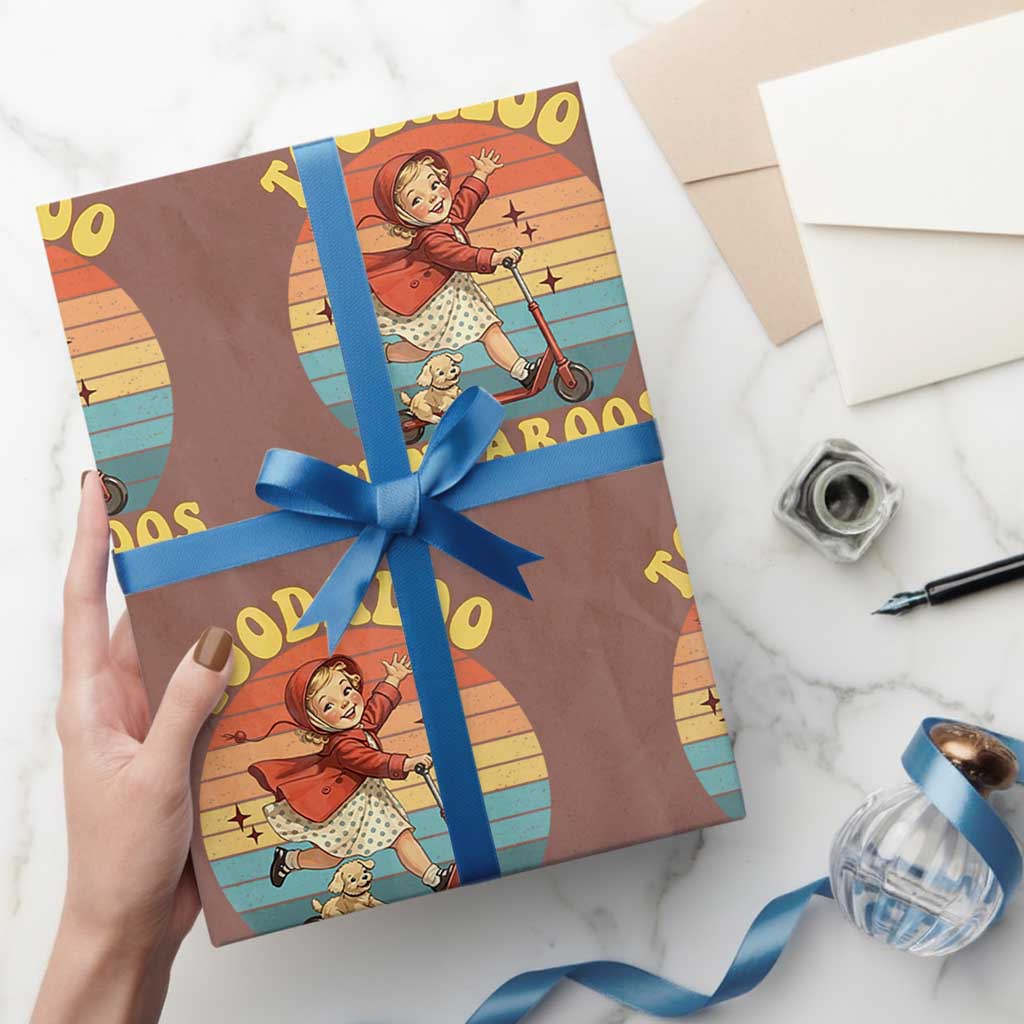 Toodaloo Cuntaroos Wrapping Paper Roll Funny Roller Sassy Girl Sarcastic Humor TS14 Mocha Print Your Wear