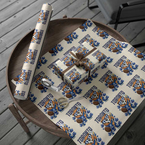 Toronto Ice Hockey Beaver Wrapping Paper Roll Canadian Pride Gift TS12 Beige Print Your Wear
