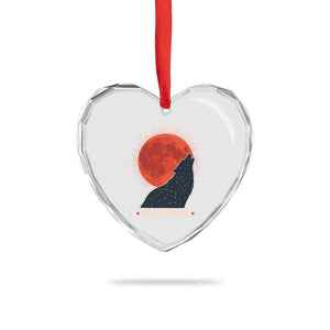 Total Lunar Eclipse March 3 2026 Heart Crystal Glass Ornament Constellation Wolf Souvenir Graphic TS02 Print Your Wear