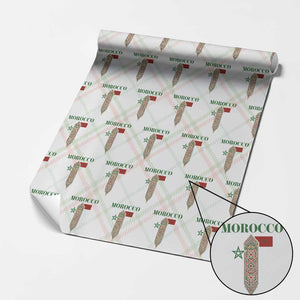 Traditional Moroccan Mosaic Archway Graphic Wrapping Paper Roll Morocco Architecture Tile Pattern TS02 Christmas Plaid Print Your Wear