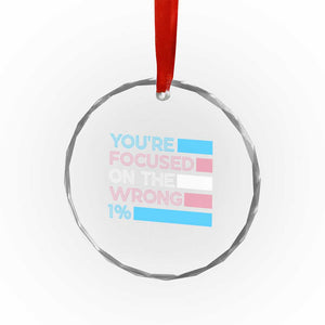 Trans Rights Crystal Glass Ornament Transgender LGBTQ Queer Pride Ally Social Justice TS10 Print Your Wear
