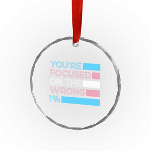 Trans Rights Crystal Glass Ornament Transgender LGBTQ Queer Pride Ally Social Justice TS10 Print Your Wear