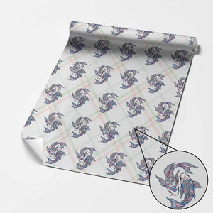 Transgender Ally Koi Fish Wrapping Paper Roll Funny Japanese Art Graphic