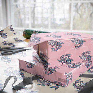 Transgender Ally Koi Fish Wrapping Paper Roll Funny Japanese Art Graphic