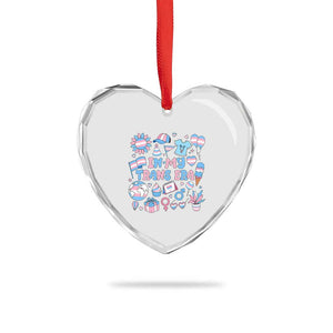Transgender Pride In My Trans Era Heart Crystal Glass Ornament Proud Ally Support Graphic TS12 Print Your Wear