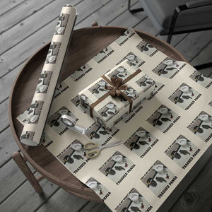 Trashed Panda Wrapping Paper Roll My Spirit Animal Funny Drunk Raccoon Meme TS14 Beige Print Your Wear