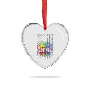 Tree of Life Rainbow LGBTQ Pride Heart Crystal Glass Ornament American Flag Gift TS14 Print Your Wear