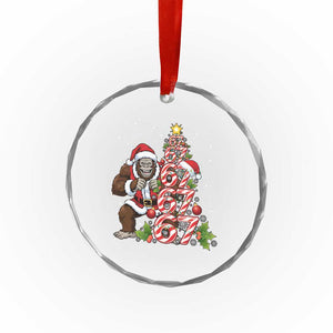 Trending Six Seven Meme Bigfoot Christmas Tree Crystal Glass Ornament Holiday Gift TS12 Print Your Wear