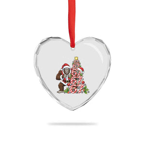 Trending Six Seven Meme Bigfoot Christmas Tree Heart Crystal Glass Ornament Holiday Gift TS12 Print Your Wear