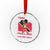 Trini Gyul Crystal Glass Ornament Funny Trinidadian Girl Afro Island Girls Caribbean TS10 Transparent Glass 3'' Circle Print Your Wear