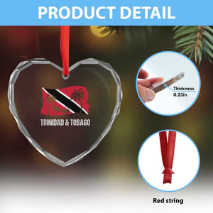 Trini Pride Heart Crystal Glass Ornament Caribbean Trinidad And Tobago Flag TS10 Print Your Wear