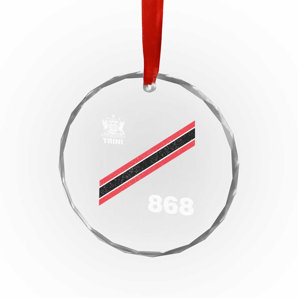 Trinidad and Tobago Flag Crystal Glass Ornament 868 Trini Soccer Fan TS10 Print Your Wear