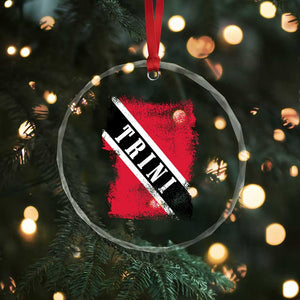 Trinidad and Tobago Flag Crystal Glass Ornament Caribbean Souvenir TS10 Print Your Wear