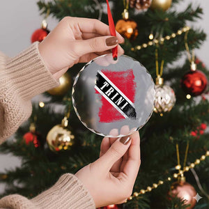 Trinidad and Tobago Flag Crystal Glass Ornament Caribbean Souvenir TS10 Print Your Wear