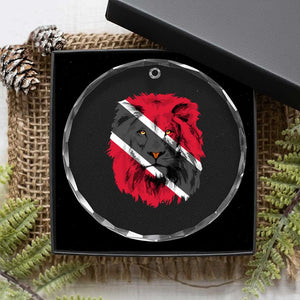 Trinidad and Tobago Flag Lion Crystal Glass Ornament Caribbean Souvenir TS10 Print Your Wear