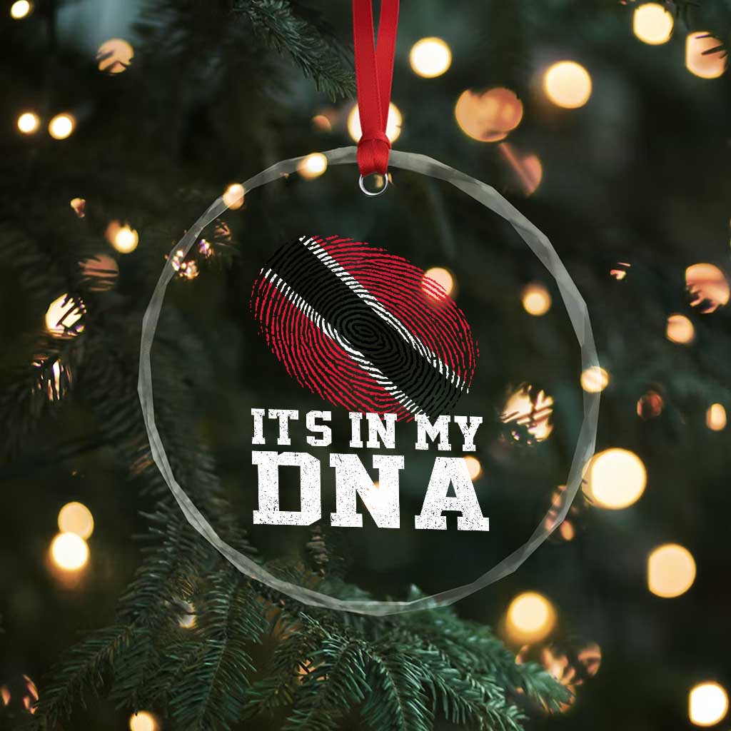 Trinidad and Tobago In My DNA Crystal Glass Ornament Trini Trinidadian Proud TS10 Print Your Wear
