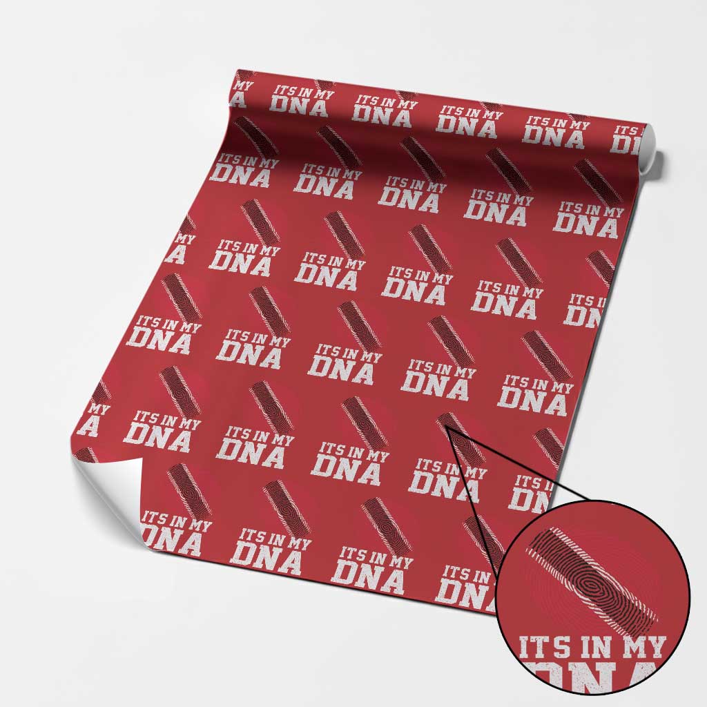 Trinidad and Tobago In My DNA Wrapping Paper Roll Trini Trinidadian Proud TS10 Red Print Your Wear