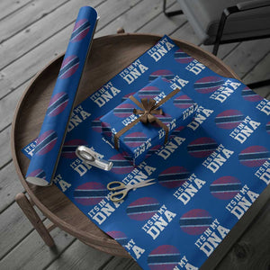 Trinidad and Tobago In My DNA Wrapping Paper Roll Trini Trinidadian Proud TS10 Blue Print Your Wear